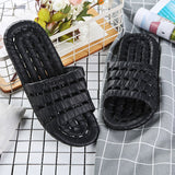 Niulatu Women Indoor EVA Non-slip Hotel Summer Slippers Couple Unisex Bathroom Home Slippers Soft Hallow Flat Shoes for Female DJSE