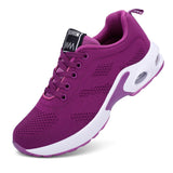 Niulatu Women's Fashion Air Cushion Sports Running Flat Soft Bottom Sneaker Mesh Breathable Casual Shoes for Women 2025zapatillas Mujer DJSE