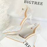 Niulatu Shoes Sexy High Heels Women Pumps Sparkle Sequins Stiletto Heels 10 Cm Party Shoes Women Heels Summer Women Sandals New DJSE