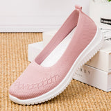 Niulatu 2025Women Shoes Knitting Sock Sneakers Women Spring Summer Slip On Flat Shoes Women Loafers Flats Walking shoes Female DJSE