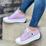 Niulatu Women Shoes Couple Canvas Shoe Casual Women Sport Shoes Male Flat Lace-Up Adult Zapatillas Mujer Chaussure Femme DJSE