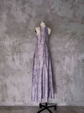 Niulatu A line Halter Prom Dresses Long Birthday Dress For Women SD239