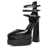 Niulatu Platform Brand Design Sandals Women High Heels Dress Party Luxury Female Shoes Pointed Toe Sexy Shoes For Woman DJSE