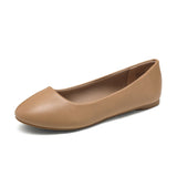 Niulatu Women Flats Slip on Flat Shoes Breathable Light Casual Office Work Shoes Ladies Loafers Suede PU Female Ballet Shoes DJSE