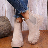 Niulatu Women Ankle Boots Shoes for Women Autumn and Winter Waterproof Snow Shoes Women Casual Lightweight Ankle Botas Mujer Warm Shoes DJSE