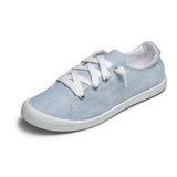 Niulatu Canvas Vulcanize Sneakers Casual Flat Heel Soft Fabric Slip on Lazy Handmade Sewing Lightweight Leisure Street Shoes Girl DJSE