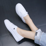 Niulatu 2025 new women's shoes spring popular summer all-match casual soft leather shallow mouth explosion flat shoes DJSE