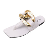 Niulatu on Sale 2025 High Quality Fashion Women's Slippers Open Toe Outdoors Flat Sandals Casual Flip-flops Zapatos Mujer DJSE