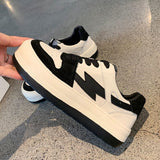 Niulatu Women's Sneakers Korean Spring New 2025 Platform Flat Casual Canvas Sports Shoes Vulcanize Tennis Basket Lolita Fashion DJSE