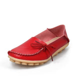 Niulatu Women Genuine Leathe Shoes Moccasins Mother Loafers Soft Slip On Leisure Flats Casual Female Driving Ballet Footwear DJSE