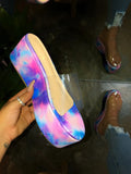Niulatu Size Women Shoes 2025 New Sexy Transparent High-heeled Female Summer Sandals Colorful Sole Sandalias Mujer DJSE