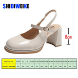 Niulatu Non-slip Round Toe Sandals Shoes Ladies Casual Summer Slingbacks Beach Elegant Shoes Korean Party Shoes Woman Design DJSE