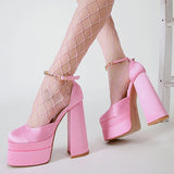 Niulatu Women's Sandals Summer Female Square Toe High Heels Platform Ladies Wedding Party Shoes Sexy Luxury Woman Sandal New 2025 DJSE