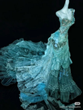 Niulatu One Shoulder Tulle Lace Layered Prom Dress Long Evening Dress HZ1007