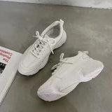 Niulatu wind reflective old shoes women 2025 spring sports casual shoes flat breathable comfortable women's shoes DJSE