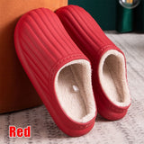 Niulatu Waterproof Non-Slip Home Slippers Men Cotton Shoe EVA Slippers Winter Warm Indoor Ladies Soft Couples Platform Shoes Zapatos DJSE