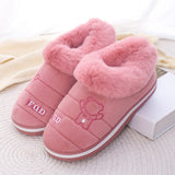 Niulatu Women Slippers Women's Plush Home Winter Warm Shoes Ladies Soft Non-Slip Indoors Bedroom Floor Flats Female Slipper 2025 DJSE