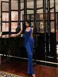 Vintage Mermaid Royal Blue 18th Birthday Dress Party Gown Birthday Outfits For Women HZ1214