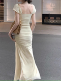 Niulatu Women Elegant Summer New Fashion Evening Dress Vestidos Vintage Bodycon HZ1007