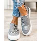 Niulatu Women shoes 2025 flat shoes snake print lazy shoes casual shoes platform canvas shoes plus size women shoes zapatos de mujer DJSE