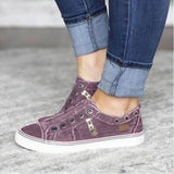 Niulatu Autumn Women Shoes 2025 New Canvas Shoes Woman Comfortable Lightweight Flat Shoes Casual Sports Shoes Zapatos De Mujer DJSE