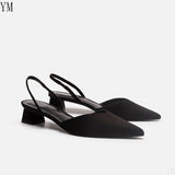 Niulatu Luxury Designer Woman High Heels Single Shoes Women Pointed Toe Sexy Office Party Wedding Shoes Ladies Pumps Slingback DJSE