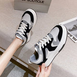 Niulatu Yellow Green Pink Design White Sneakers Women's Spring 2025 Korean Sports Platform Flat Shoes Vulcanize Canvas DJSE