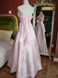 Niulatu Shimmering Satin Spaghetti Straps Prom Dress Fairy A Line Princess Dress Evening Gown HZ1007