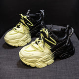 Niulatu Women 2025 Fashion Platform Shoes Basket Femme Vulcanize Shoes Womens Casual Female Trainers Dad Shoes Size 42 DJSE