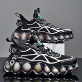Niulatu Men Sneakers Fashion Thick Bottom Running Shoes for Men Breathable Sports Shoes Comfortable Walking Shoes High Quality DJSE