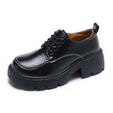 Niulatu Janes women's Pumps Spring Sweet Cute Lolita Casual Girls Shoes Platform Chunky Heels College Student Jk Shoes DJSE