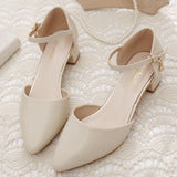 Niulatu Women Shoe Designer Pump Square Heel for Summer Dancing Party Wedding Sandal Chaussure DJSE