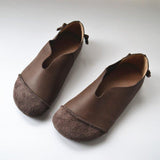 Niulatu Women Slip On Ballet Flat Loafers Autumn Ladies Soft Casual Moccasins Female Fashion Comfort Woman Shoes Retro Plus Size DJSE