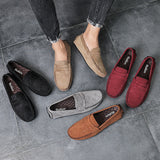 Niulatu Canvas Shoes Men Summer Classic Loafers Men Casual Shoes Breathable Walking Flat Men Shoes Zapatos Sneakers Plus Size 48 DJSE