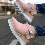 Niulatu Women Sport Shoes Thick Bottom Solid Ladies Vulcanized Sneakers Casual Wedges Slip on Zipper Shoes Women Platform Sneakers DJSE
