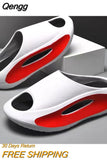 Niulatu Men Casual Beach Slippers 2025 Summer New Luxury Soft EVA Hollow Unisex Sport Sandals Women Platform Slides Shoes Zapatos Hombre DJSE
