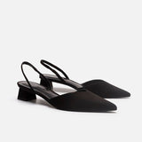 Niulatu Luxury Designer Woman High Heels Single Shoes Women Pointed Toe Sexy Office Party Wedding Shoes Ladies Pumps Slingback DJSE