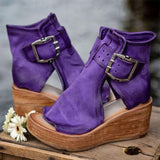 Niulatu Women Sandals 2025 Heels Chaussure Femme Retro Platform Sandals For Summer Shoes Women Wedges Shoes High Heels Sandalias Mujer DJSE