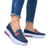Niulatu Women Shoes 2025 Autumn New Arrival Plus Size Platform Sneakers Women Casual Shoes Women Vulcanized Shoes Loafers Zapatos Mujer DJSE