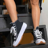 Niulatu Women Canvas Shoes Women Fashion Summer Casual Sneakers Student Casual Shoes High Top Woman Vulcanize Shoes Spring Autumn DJSE