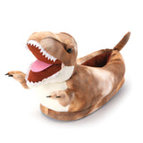 Niulatu Parent-child Dinosaur Animal Shoes Creative Funny Slip On Home Slides for Dad Mom Children Gift Slippers DJSE