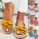 Niulatu Women Flat Sandals Summer Ladies Gladiator Peep Toe Elastic Band Sandals Fashion Platform Shoes woman Casual Footwear DJSE