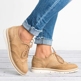 Niulatu Up Perforated Oxfords Shoes DJSE