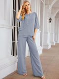 Niulatu Chiffon Mother of The Bride Dress Plus Size Pant Suits Ruffle HZ1007