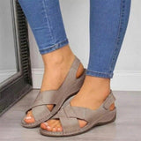 Niulatu Women Sandals Rome Shoes Woman Wedge Summer Shoes Female Footwear Ladies Platform Drop Shipping Sandalia Feminina 1020 DJSE