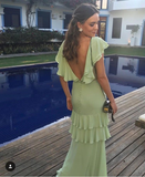 Niulatu Floor Length Prom Dress Fashion Evening Dress HZ1007