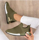 Niulatu Women Vulcanized Shoes Ladies Solid Color Slip-On Sneakers for Female Casual Sport Shoes 2025 Fashion Mujer Shoes DJSE