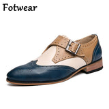 Niulatu Brogue Shoes Big Size 48 47 Men Dress Shoes Wedding Leather Mens Oxfords Luxury Brand Business Formal Zapatos DJSE