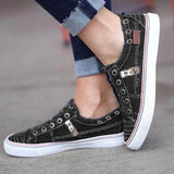 Niulatu Autumn Women Shoes 2025 New Canvas Shoes Woman Comfortable Lightweight Flat Shoes Casual Sports Shoes Zapatos De Mujer DJSE