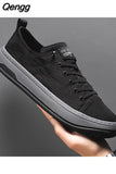 Niulatu Men Shoes Comfortable Breathable Ice Silk Casual Shoes Lightweight Walking Flat Shoes Male Sneakers DJSE